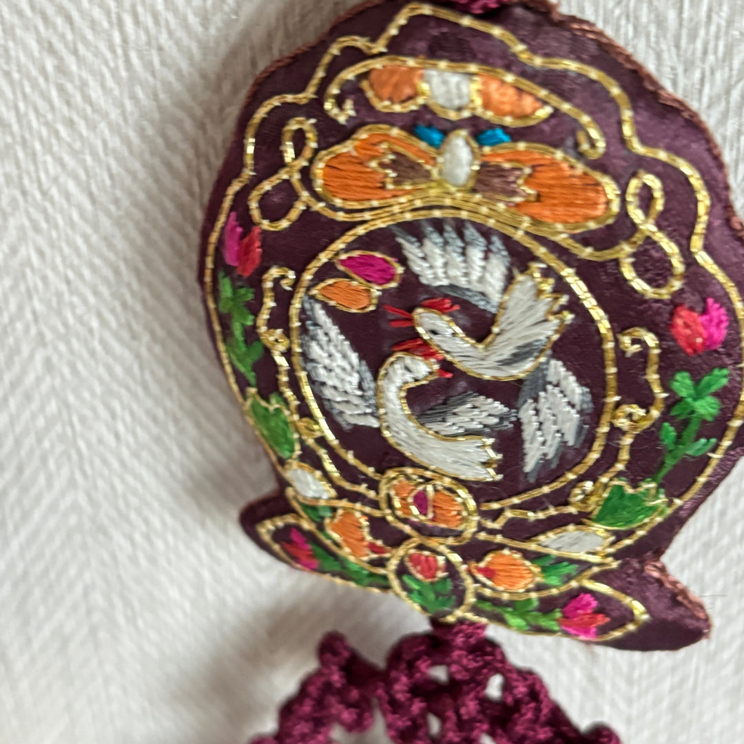 Gombangdae Wall Hanging: Curated Norigae Ornament Display