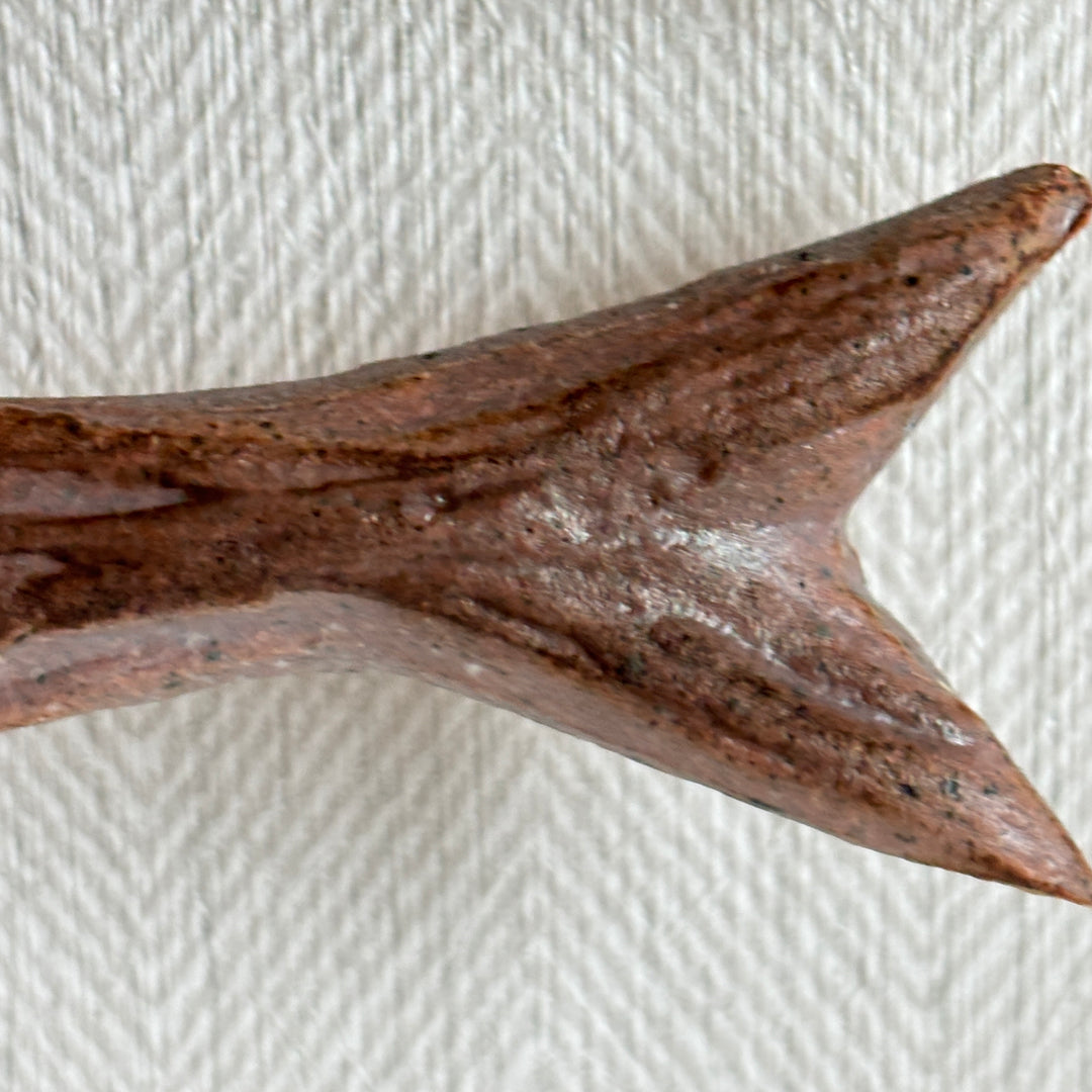 Ceramic Bugeo (Dried Pollock) Wall Hanging: Coin Charm for Prosperity