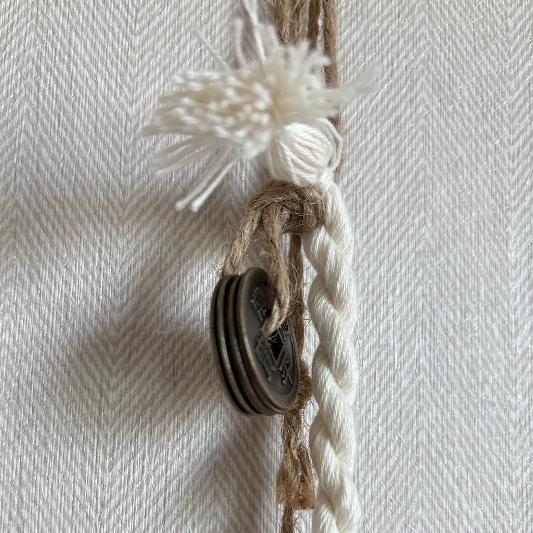 Ceramic Bugeo (Dried Pollock) Wall Hanging: Coin Charm for Prosperity