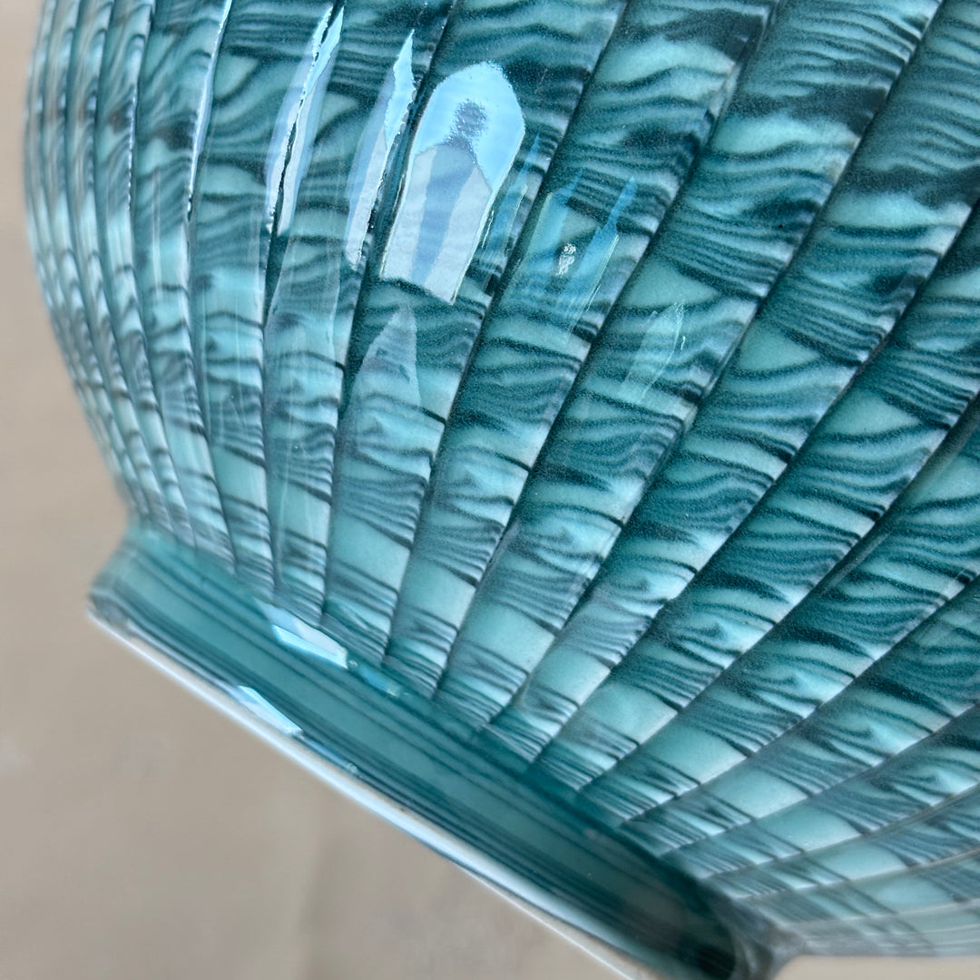Celadon Vase (Ho): Yeollimun Mixed-Clay Technique by Master Artisan