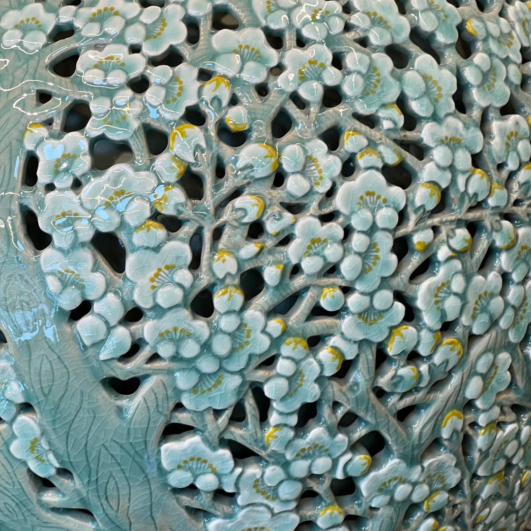 Celadon Double-Walled Openwork Vessel: Plum Blossom Motif, 2021