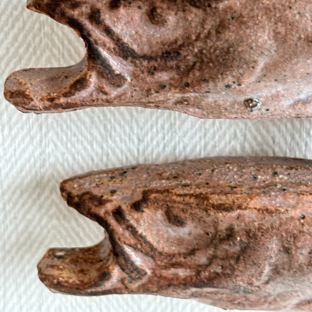 Ceramic Bugeo (Dried Pollock) Wall Hanging: Coin Charm for Prosperity