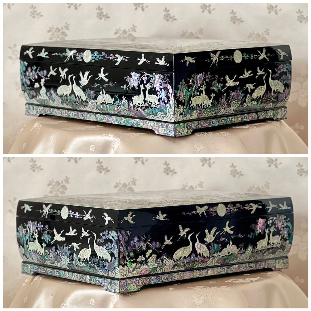 Mother of Pearl Document Box with Inlaid Pattern of Longevity Symbol (자개 장생문 문서함)