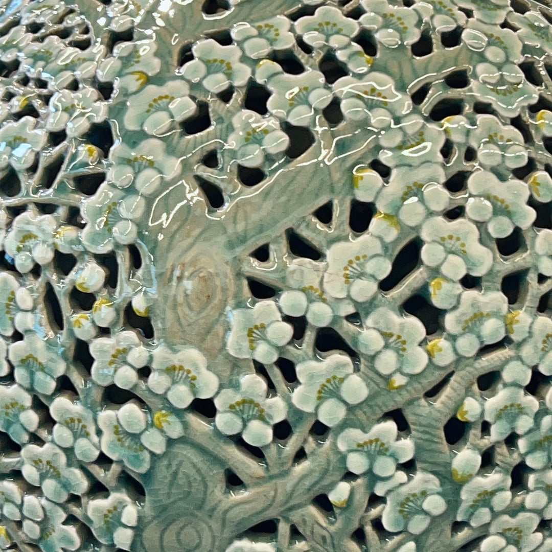 Celadon Double-Walled Openwork Vessel: Plum Blossom Motif, 2021