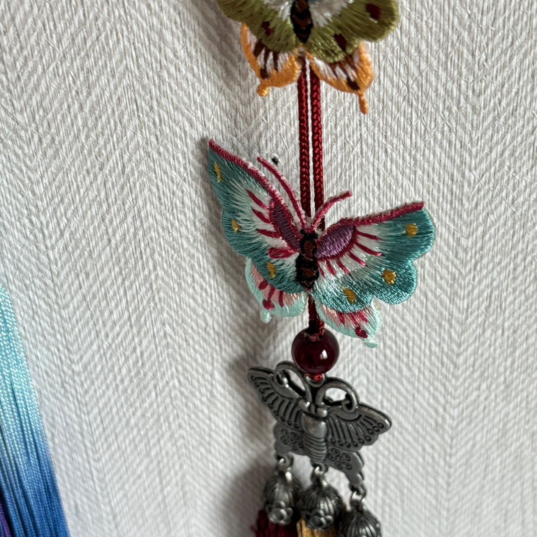 Gombangdae Wall Hanging: Curated Norigae Ornament Display