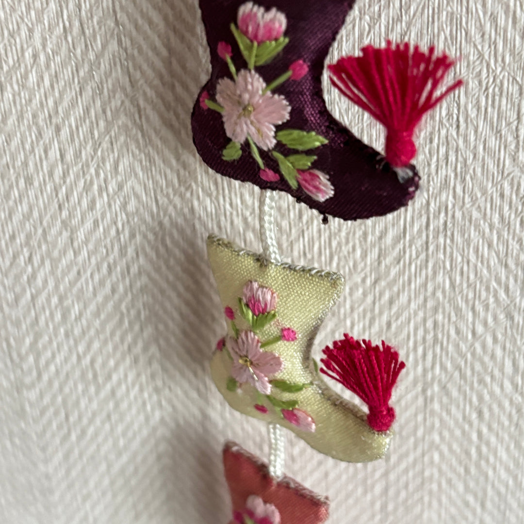 Gombangdae Wall Hanging: Curated Norigae Ornament Display