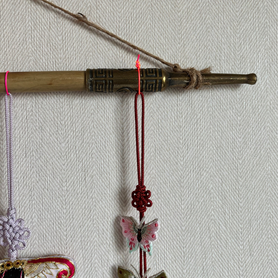 Gombangdae Wall Hanging: Curated Norigae Ornament Display