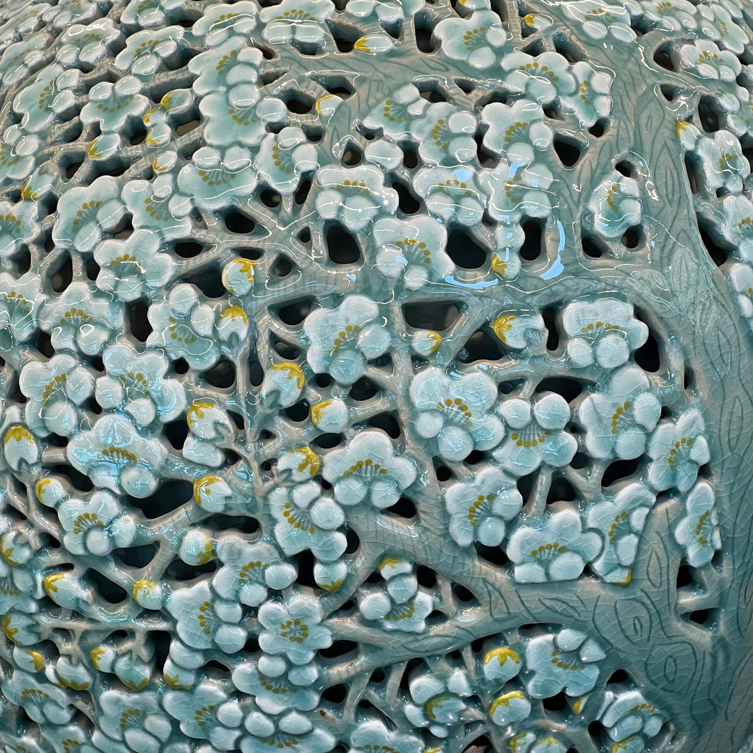 Celadon Double-Walled Openwork Vessel: Plum Blossom Motif, 2021