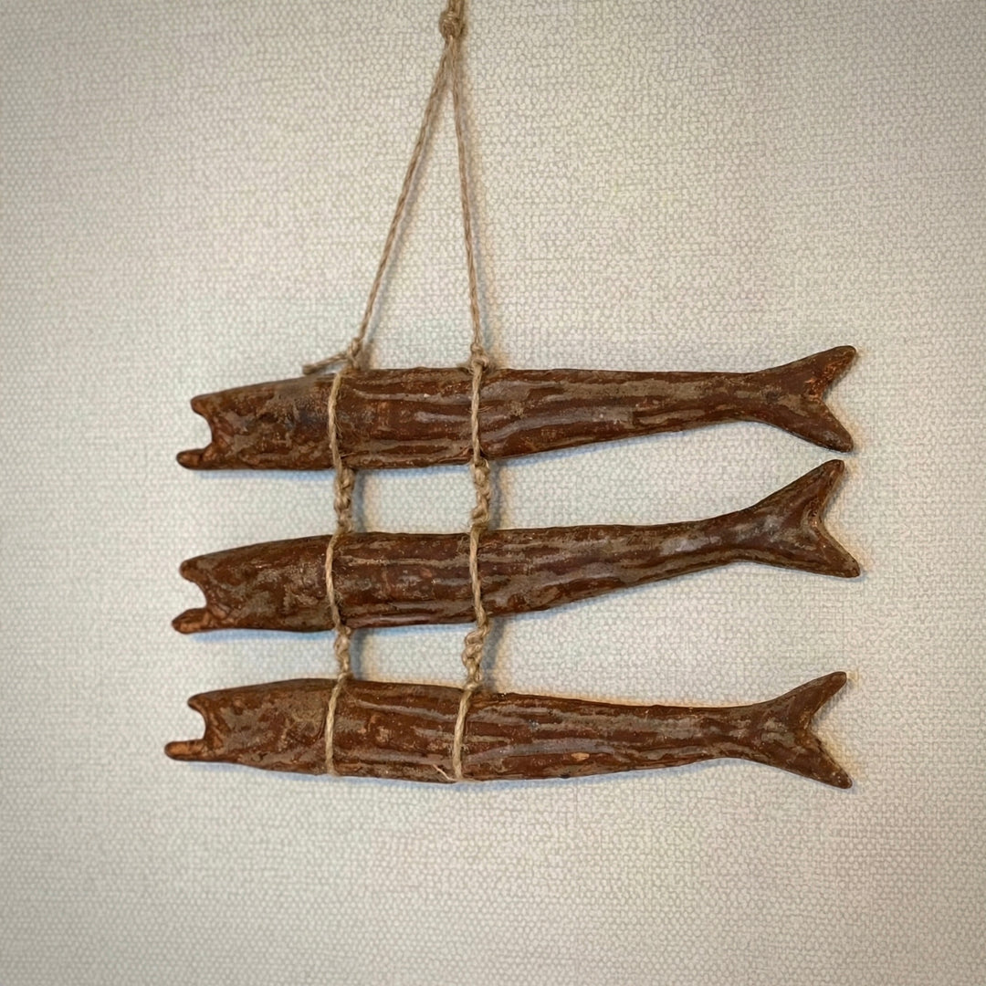 Ceramic Bugeo (Dried Pollock) Wall Hanging: Traditional Symbol of Prosperity