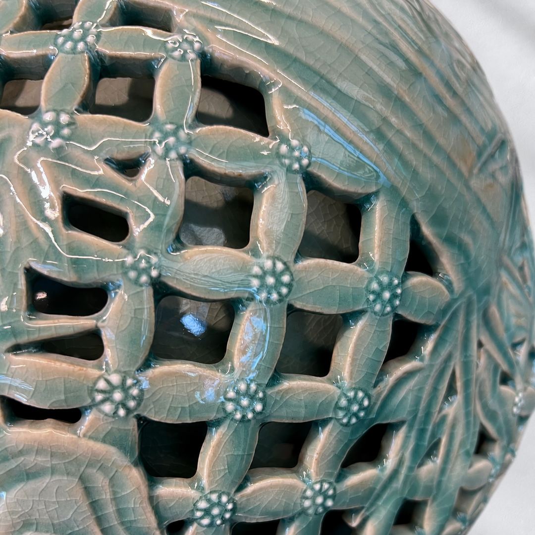 Celadon Double-Walled Openwork Vessel: Tiger Motif, 2022