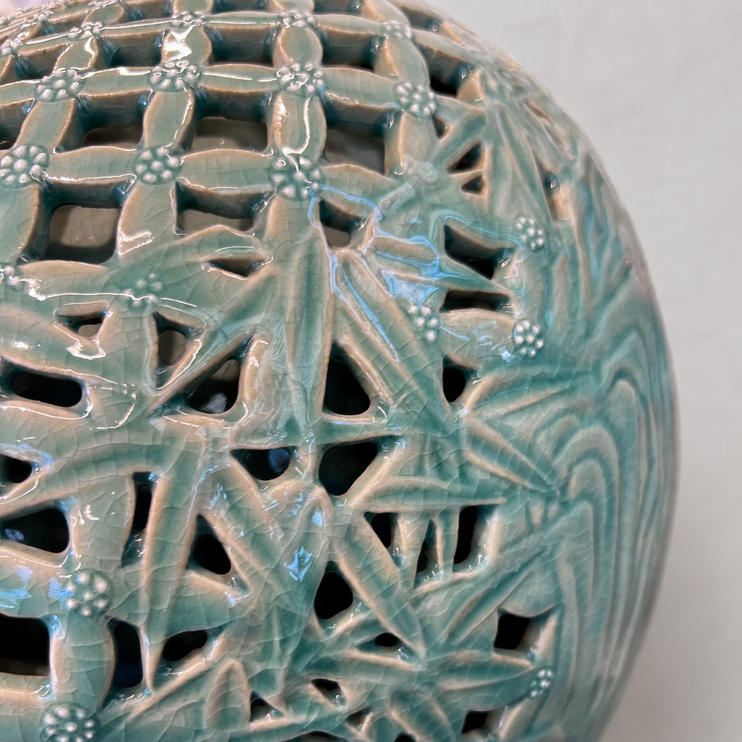 Celadon Double-Walled Openwork Vessel: Tiger Motif, 2022