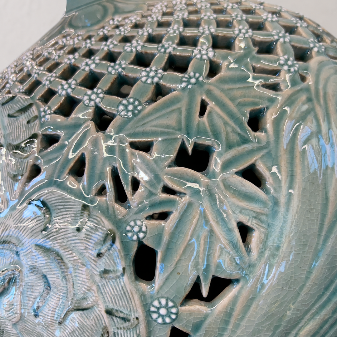 Celadon Double-Walled Openwork Vessel: Tiger Motif, 2022