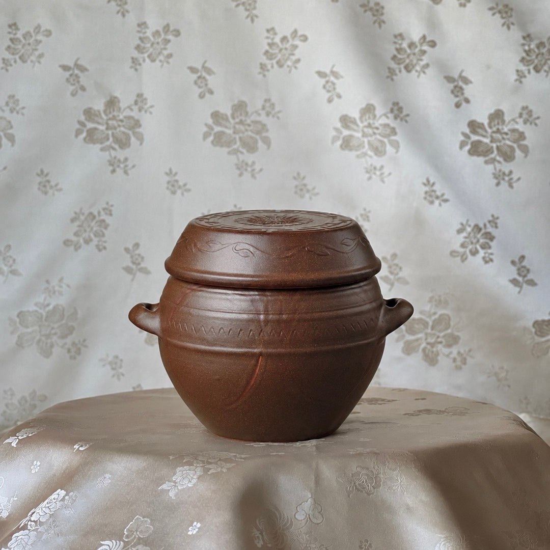 Onggi-Glas: für Salz, Getreide und Reis, 3 kg Fassungsvermögen