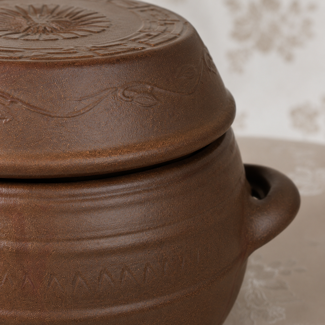 Onggi-Glas: für Salz, Getreide und Reis, 3 kg Fassungsvermögen