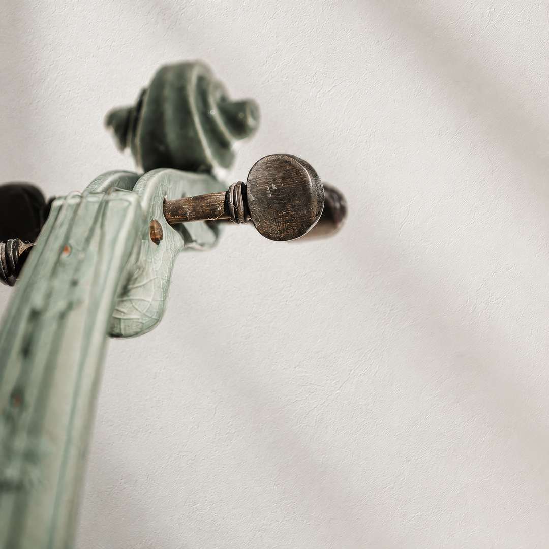 Celadon Violin: Ten Symbols of Longevity Motif, 2020