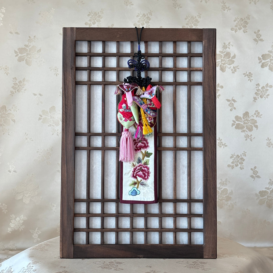 Korean traditional wall art norigae with meaning