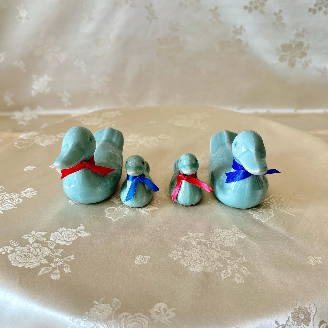 Celadon Mandarin Duck (Won-Ang) Pair: Traditional Symbol of Love, Harmony and Family