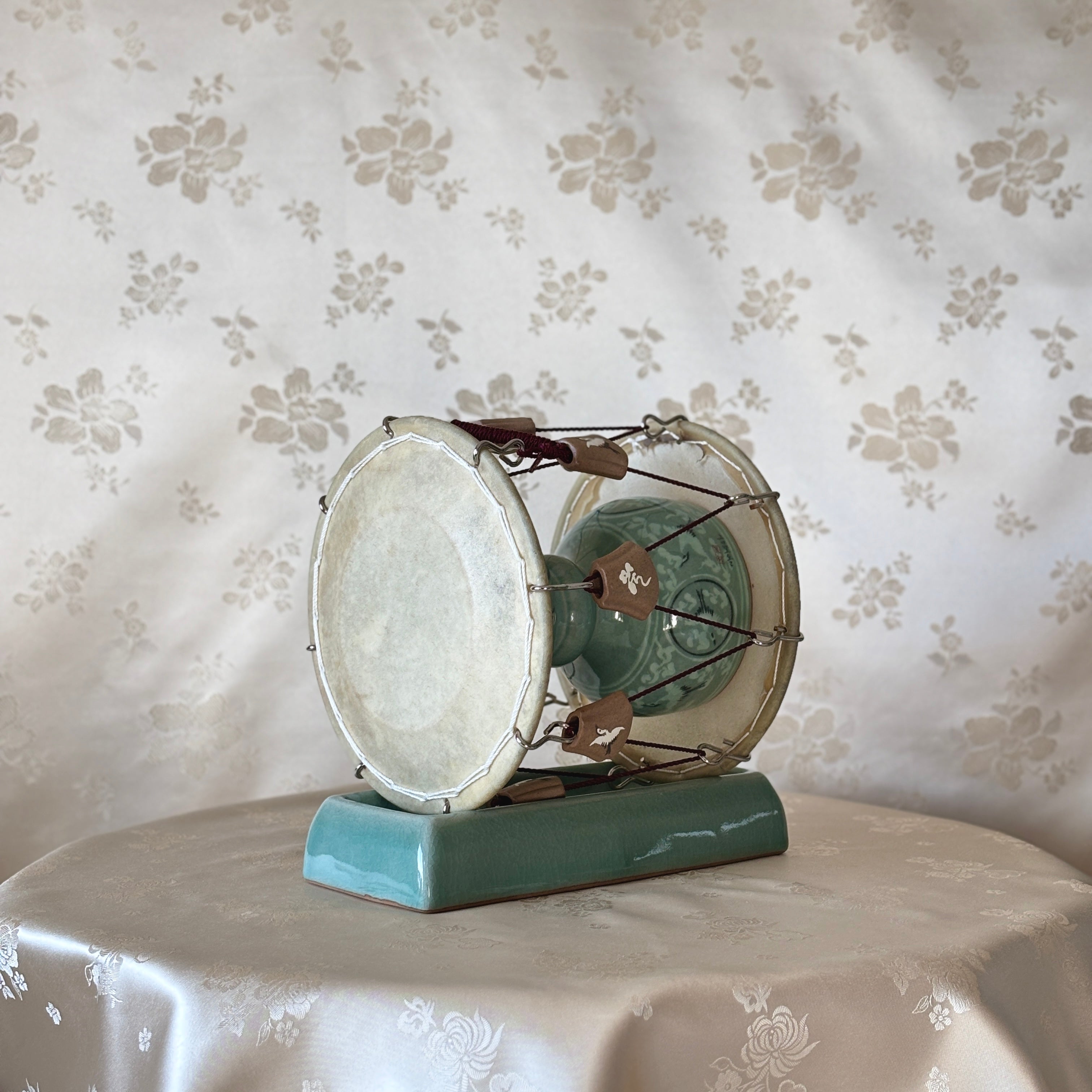 korean drum traditional celadon