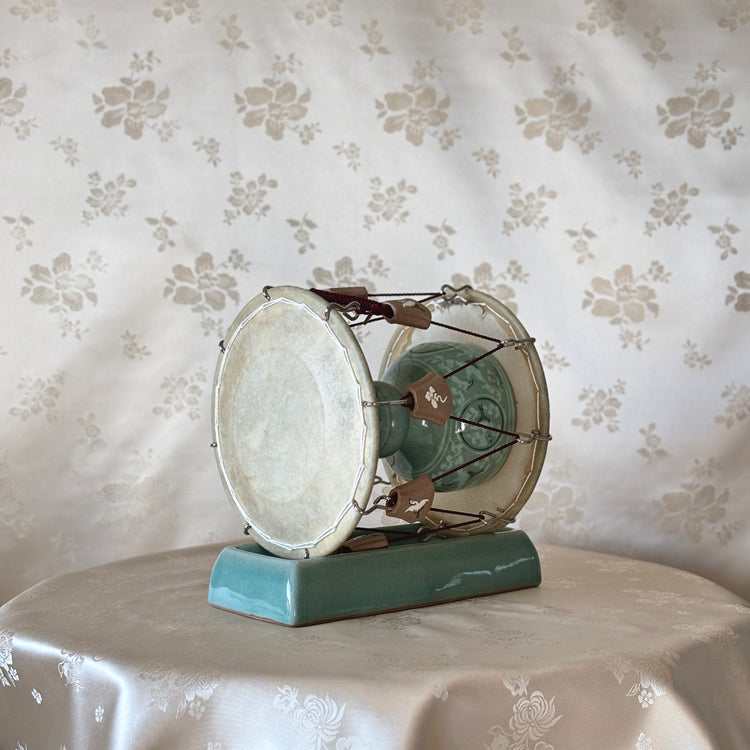korean drum traditional celadon