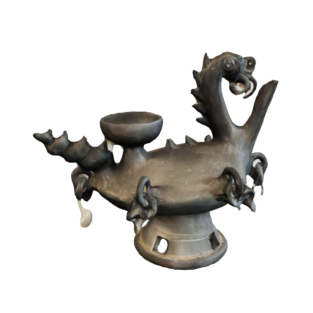 Silla Earthenware: Auspicious Beast-Shaped Vessel