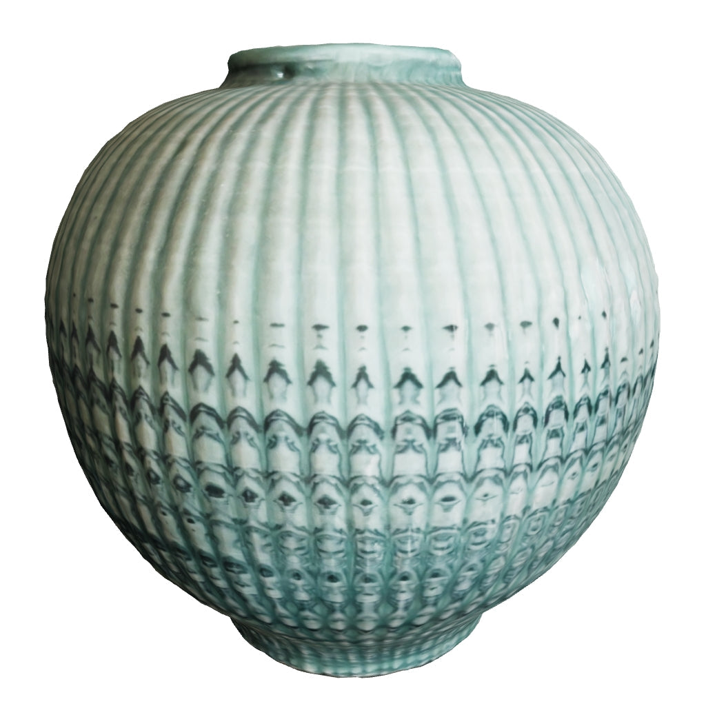 Celadon Jar (Danji): Yeollimun Mixed-Clay Technique