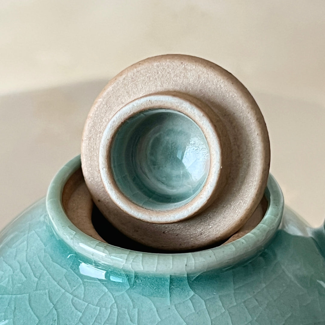 teapot cover korean celadon