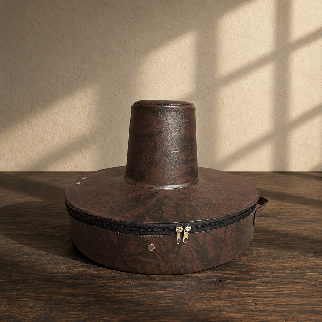 Traditional Hat ‘Gat’: Double-Layered Wide Brim, Symbol of Grace and Authority