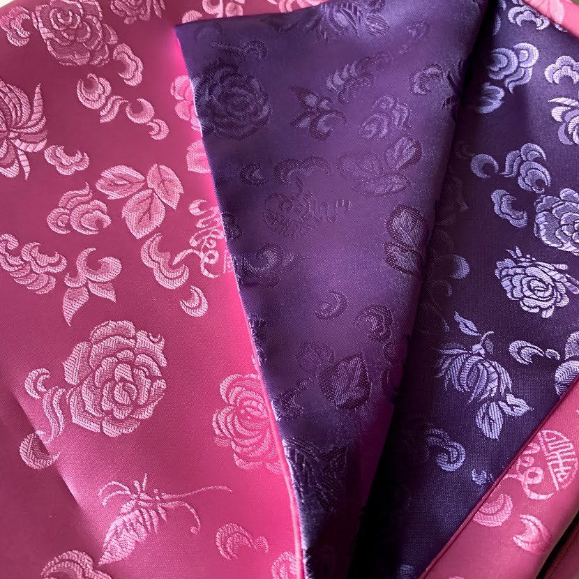 Korean traditional two sided silk fabric Medium size