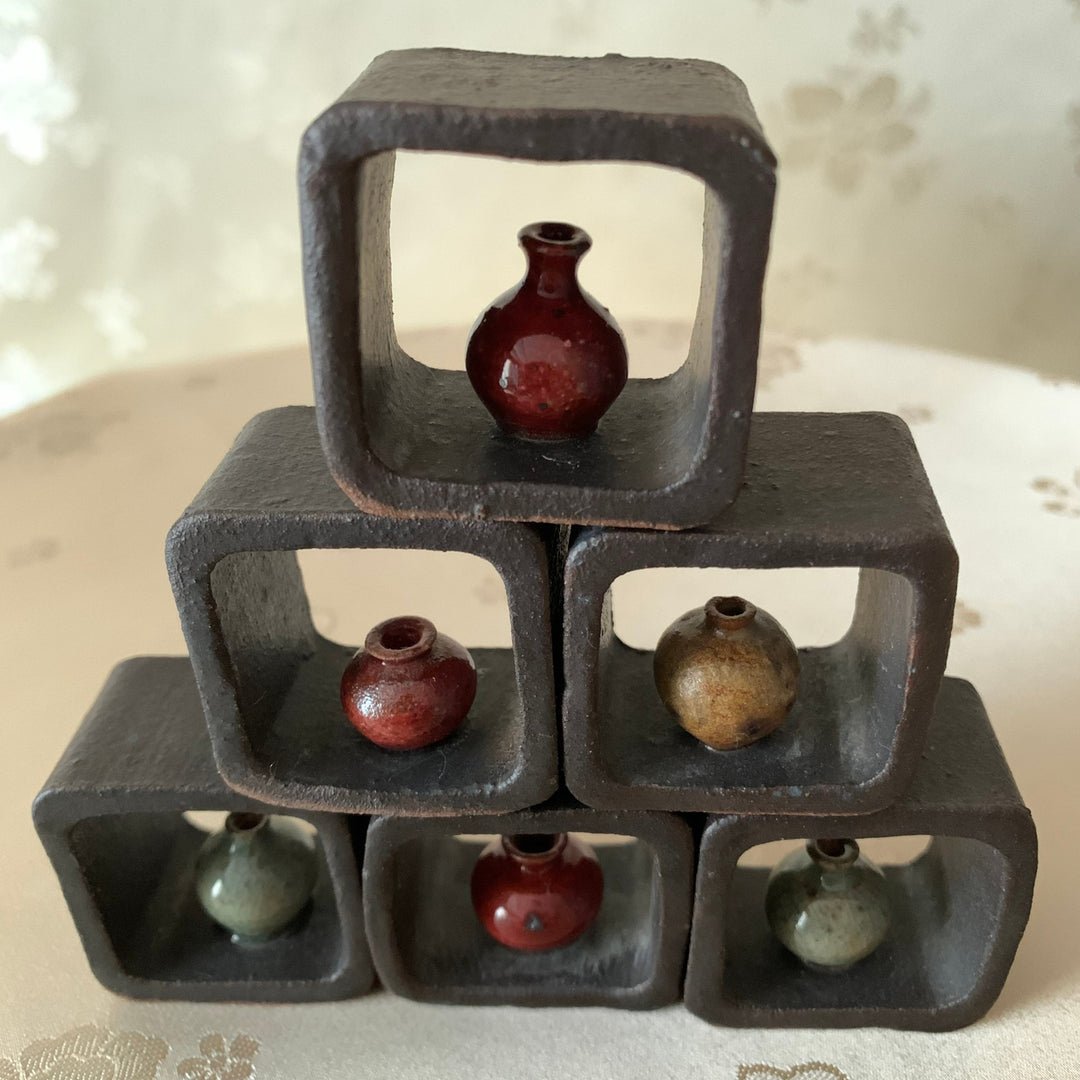 Miniature Pottery Set of 6 Pieces