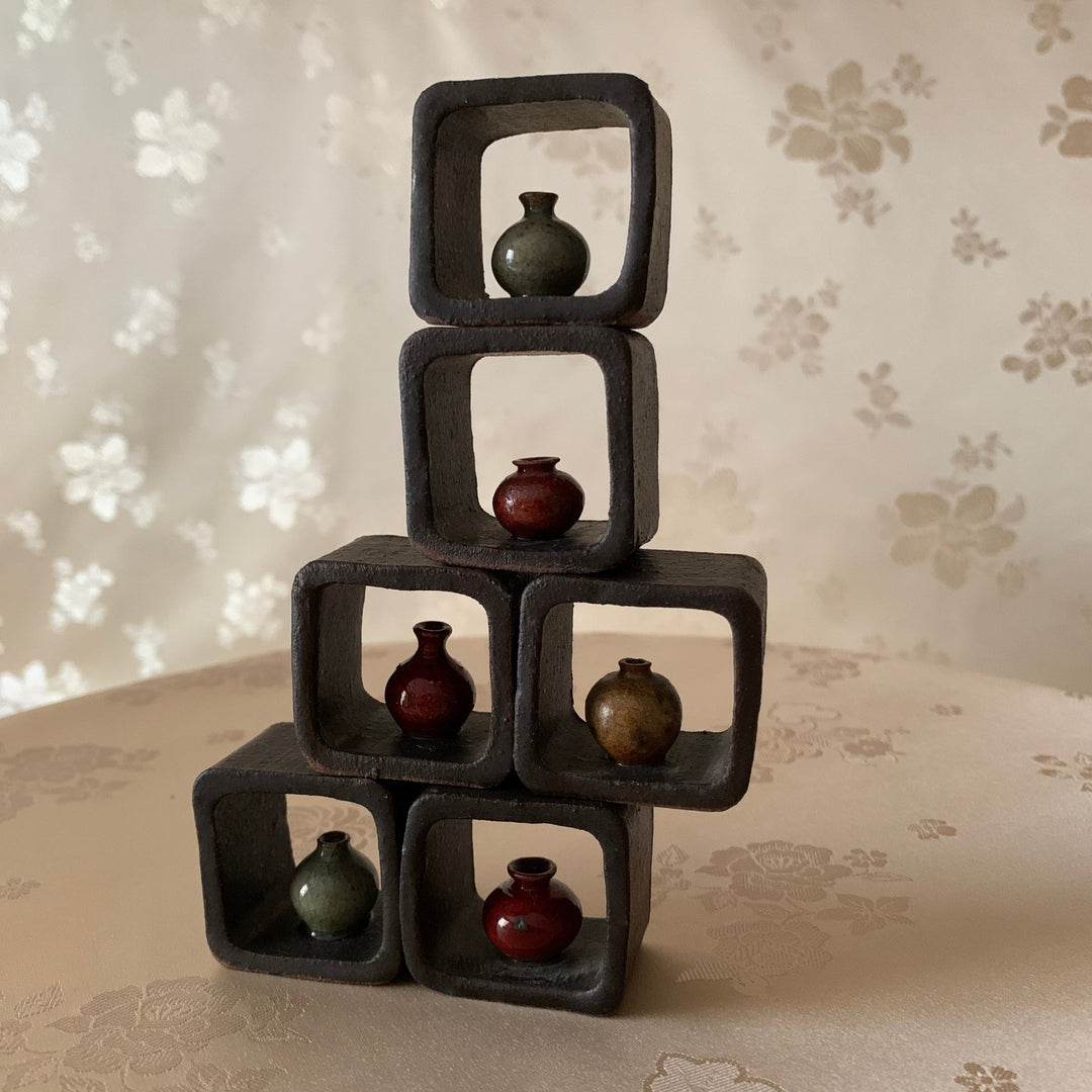 Miniatur-Keramik-Set mit 6 Teilen
